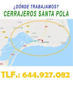 ¿ en que zonas de santa pola trabajamos ?